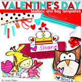 Valentines Day Valentines Bags Valentines Mailbox Templates