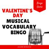 Musical Vocabulary: Valentine's Day Bingo Set