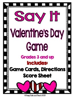 Preview of Valentine's Day Game