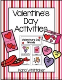 Valentine's Day Vocabulary Unit & Activities (Autism & Spe