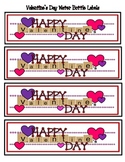 Valentine's Day Water Bottle Labels for Students and Staff