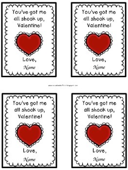 Valentine's Day Water Bottle Tags: Editable! by Mrs Wheeler | TpT