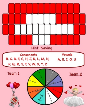 Valentines Day Wheel Of Fortune Smartboard Lesson By Smartboard Smarty - roblox wheel of fortune