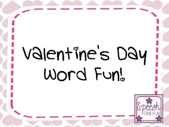 Preview of Valentine's Day Word Fun