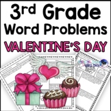 Valentine's Day Word Problems Math Practice 3rd Grade Common Core