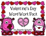 Valentine's Day Word Work Pack