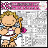 Valentines Day Worksheet Activities