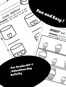 Preview of Valentines Day Worksheet Activity