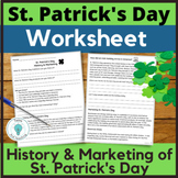 St. Patrick's Day Worksheet for High School - Career Explo