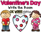 Valentine's Day Write the Room - CVC Edition