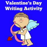 Valentines Valentine's Day Writing Activity Worksheets 1st