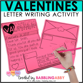 Preview of Valentines Day Writing Prompt Activity and Craft February Bulletin Board ELA