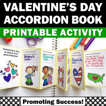 Preview of Valentines Day Writing Craft Activity KINDNESS Coloring Pages Speech Therapy ELA