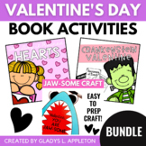 Valentines Day Writing Craft and Book Activities Bundle