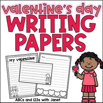 Preview of FREE Valentine's Day Writing Papers