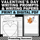 Valentines Day Writing Paper Morning Work Writing Prompt E