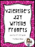 Valentine's Day Writing Prompts (3rd-5th)