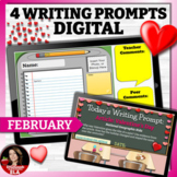 Valentines Day Writing Prompts w RACE Strategy