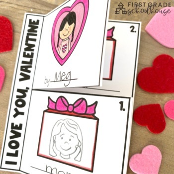 Valentine's Day Writing for Kindergarten by First Grade Schoolhouse