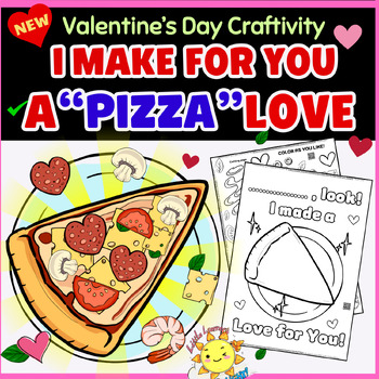 Preview of Valentines Day YOU'RE-MY-PIZZA-LOVE| February Fine Motor Skills Activity Pack