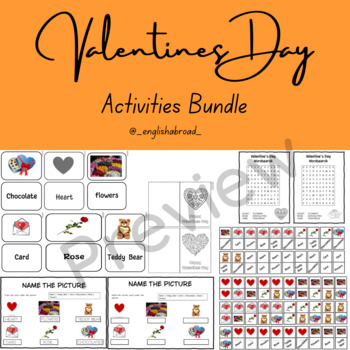 Preview of Valentines Day Young Learners Activity