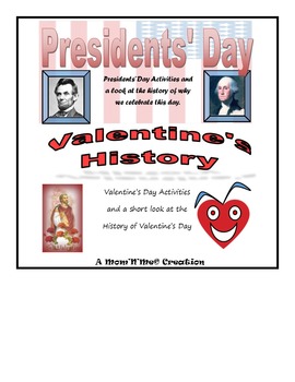 Preview of Valentine's Day and Presidents' Day Lessons and Activities Bundle