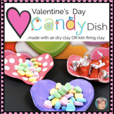 FREE Valentine's Day Craft | Clay Heart Dishes