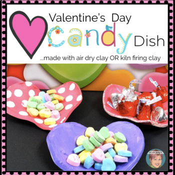 Preview of FREE Valentine's Day Craft | Clay Heart Dishes