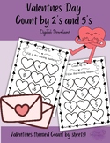 Valentines Day count by 2's and 5's