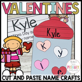 Valentines Day name craft | Valentine craft | Heart name craft