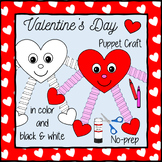 Love Heart Buddy no-prep Puppet Craft