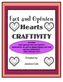 Valentine's Day/Black History Fact and Opinion Craftivity (CCSS)