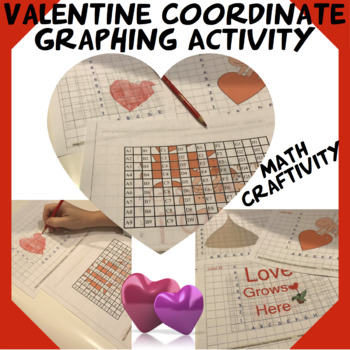 Preview of Valentine's DayCoordinate Graphing