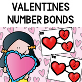Kindergarten Valentine's Day Number Bonds- Heart Missing P