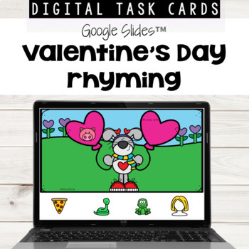 Preview of Valentines Day Rhyming for Google Slides™