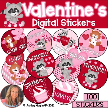 Preview of Valentines Digital Stickers