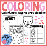 Valentines Day Coloring Pages | February No Prep Activities
