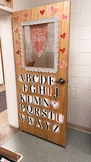 Valentines Door/Bulletin Board: Alphabet