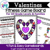 Valentines Fitness Game Board