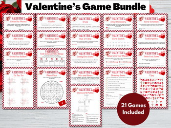 Preview of Valentines Games | Valentines Day | Valentines Party Games | Valentines Games