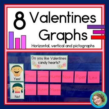 Preview of Valentines Day Graphing | Making and Interpreting Picture and Bar Graphs