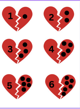 Preview of Valentines Heart Counting Activity