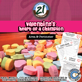 Valentine's Heart of a Champion -- Area, Perimeter, Volume