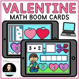 Valentines Day Math Boom Cards Place Value Addition with A