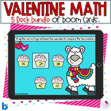 1st Grade Math - Valentine's Day - Number Sense - BOOM Car