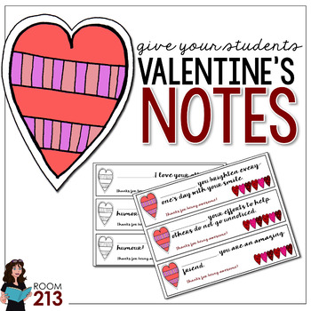 Valentine's Messages for your Students by Room 213 | TpT