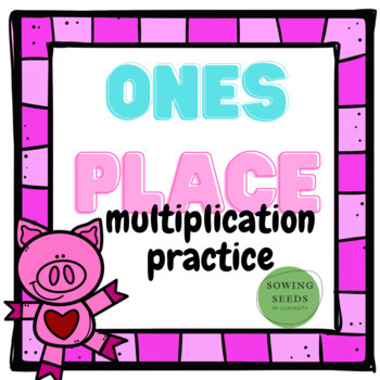 Preview of Valentines Multiplication Boom Cards: Ones Practice, Multiple Choice