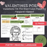 Valentine's Poetry : Variations on the word love by Margar