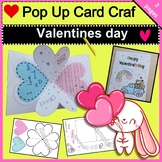 Valentines day Craf - Valentines Pop Up CARD Craft  -Card 