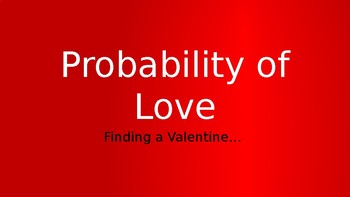 Preview of Valentines Probability